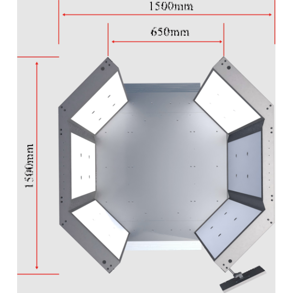 SE-1310 Millimeter Wave Security Screening Lane high efficiency human body screening device