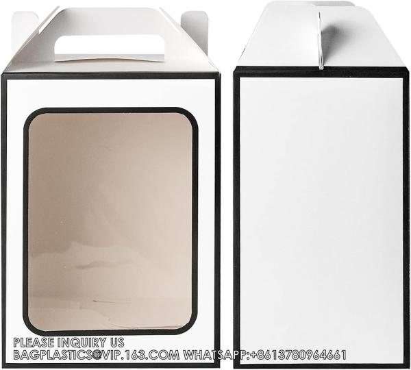 Gift Package Boxes, Tote Paper Bags Decorative Flower Bag, Flower Bouquet Paper Gift Bags With Handles, Party Bag