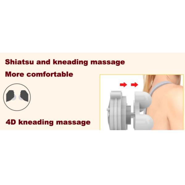 Novel Design Massage Pillow With Heat , Dustproof Lower Back Massage Pillow