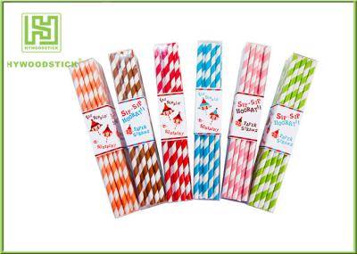 Restaurant Silver Gold Foil Paper Straws , Food Grade Paint Party City Paper Straws