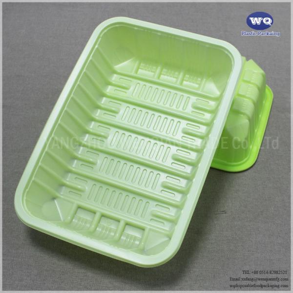 Disposable Plastic Fruit And Vegetable Packing Tray,Reusable Food Containers meat plates,Microwave Catering Service Tray