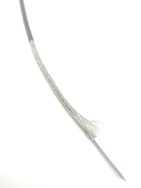 LSZH Jacket 5.0mm OS2 G652D Singlemode Armored Fiber Optic Cable for Networks