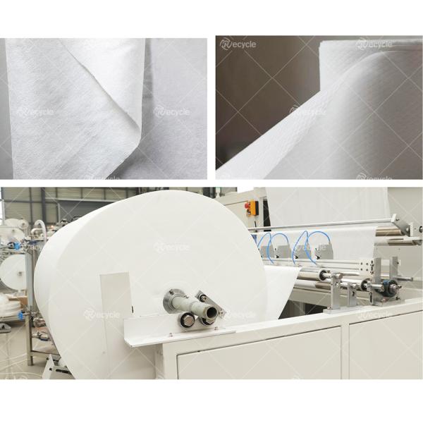 6 Lanes Wet Tissue Production Line Semi Automatic Baby Wet Wipes Manufacturing Machine