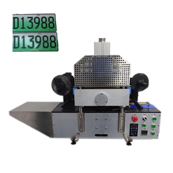 AC220V 190mm Roller Car License Plate Hot Stamping Machine