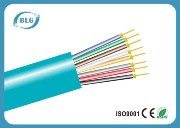 Non Unitized 6 Strand Fiber Optic Cable , MM 50 / 125 OM4 Fiber Optic Network Cable