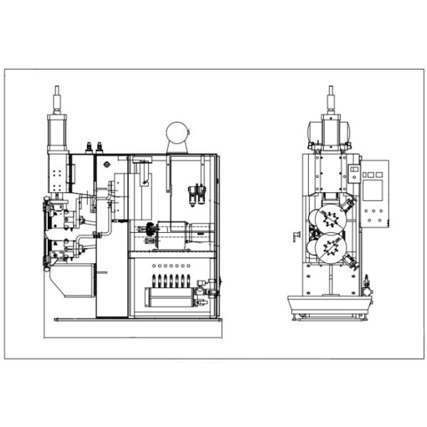Горизонтальная сварочная машина из нержавеющей стали с сопротивлением водяного бака