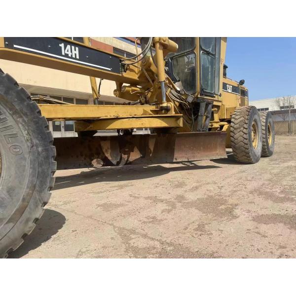 Motoniveladora CAT 14H Usada de 354 HP para construcción de carreteras y minería