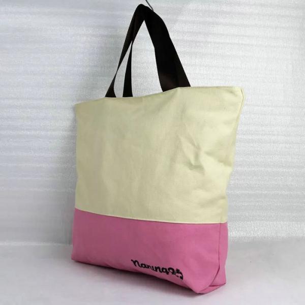 Heat Transfer Grocery Cotton Canvas Tote Bags For Ladies Multi Color Optional