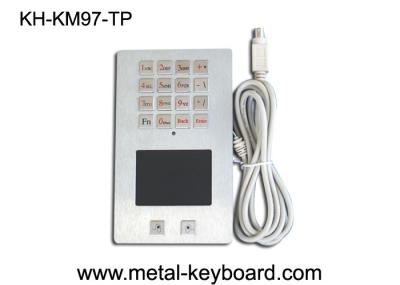 Teclado industrial de Digitas do metal da prova do vândalo com Touchpad impermeável