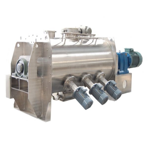 Industrial-Grade Plow-Type Shear Mixer with Variable Speed Control and Stainless Steel Construction for High-Accuracy Mixing