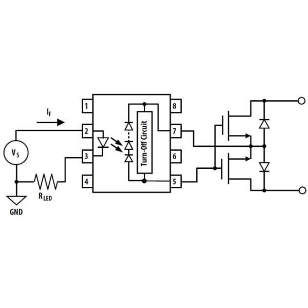 Водители MOSFET Broadcom ACPL-K30T Канал 8-SO Оптопары 5000Vrms 1 ACPL-K30T-560E высокоскоростной протянул