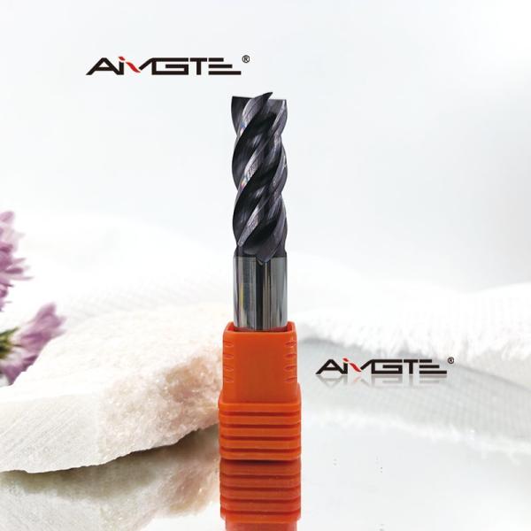 D12mm 4 Flutes Solid Carbide End Mill TiAlN Coating For 304 316L Stainless Steel