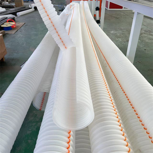 High Speed HDPE PVC Double Wall Corrugated Pipe Extrusion Line Plastic DWC Drainage Sewer Pipe Making Machine