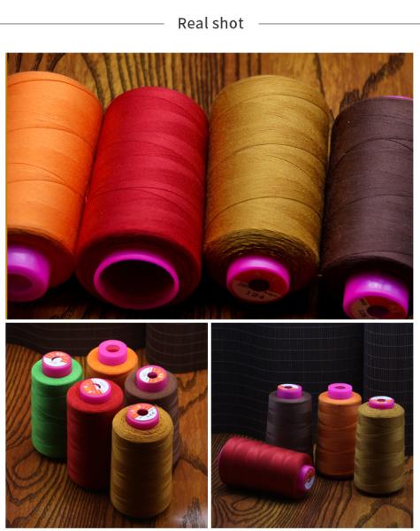 Fabricantes Fios de costura de poliéster de 100 pontas industriais 40/2 Ideal para vestidos tingidos