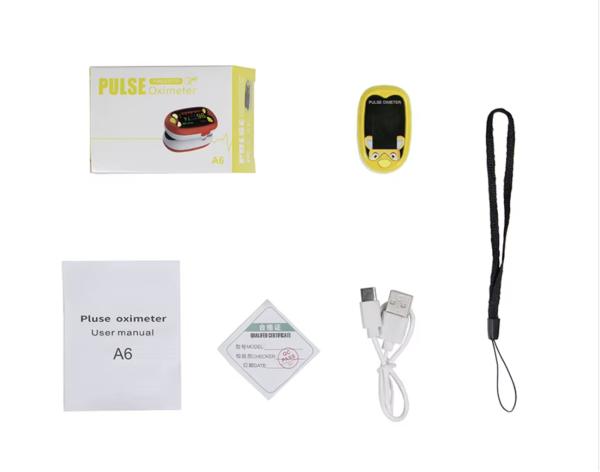 SpO2 Dispositivo médico para el hogar Pulso oxímetro portátil para niños 30-250bpm