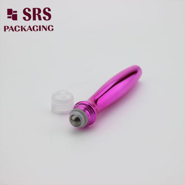 SRS packaging empty plastic eye cream 15ml PETG roller ball bottle