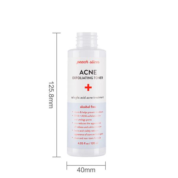 4 oz garrafas de plástico cosmético cilindro de animais de estimação para hidratação água loção de essência
