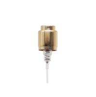 La pompe en aluminium de pulvérisateur de brume de parfum pour des bouteilles allument la tête de jet d'or