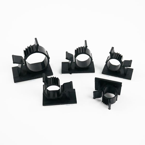 OEM Cable Clamps Plastic Clamp Cable Clips Steel Nail Line Card Square Round Plastic Wire Rope Clip Plastic Tent Shock Cord Hook