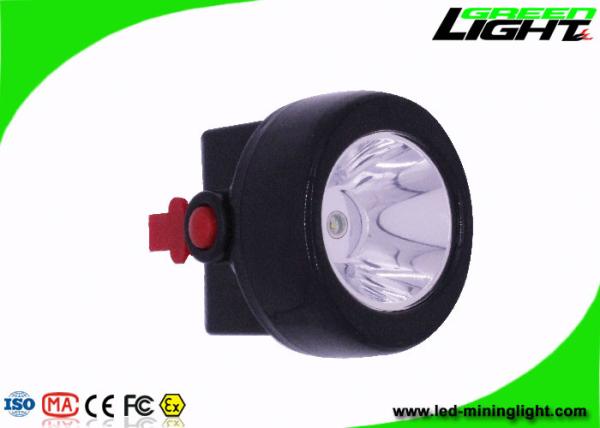 High Power Mining Cap Lights , Rechargeable Water - Proof Cordless Mining Cap Lamps