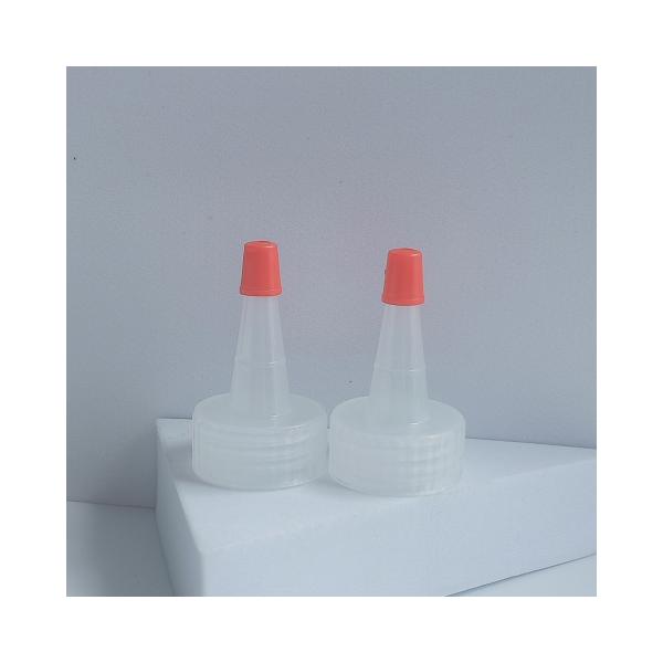 Customized Color 22mm 24mm 28mm Long Nozzle Spout Cap Plastic Twist Cap Top Twisted Cap