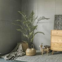 Anti desvanecimento ajardinando de canto de Fern Artificial Potted Floor Plants