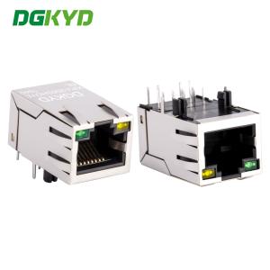 10/100 BASE シングルポート RJ45 マグネティクスコネクタ イーサネット モジュール式ジャック カスタマイズされた KRJ-256SHGYENL