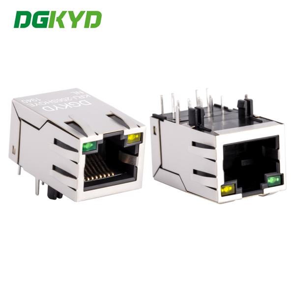 10/100 BASE シングルポート RJ45 マグネティクスコネクタ イーサネット モジュール式ジャック カスタマイズされた KRJ-256SHGYENL