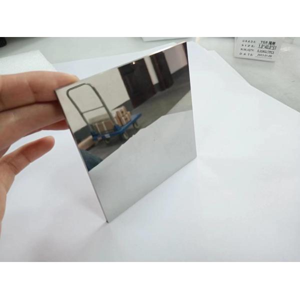 Износоустойчивый лист 100*100*3/5mm карбида вольфрама стальной для автоматического аппарата