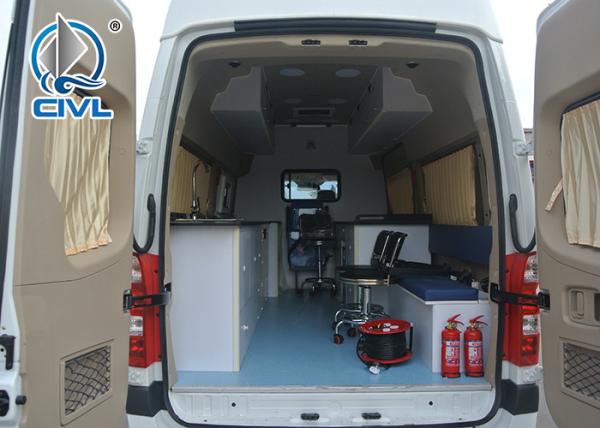 New Medical Ambulance Long Axis Middle And High Roof Medical Ambulance