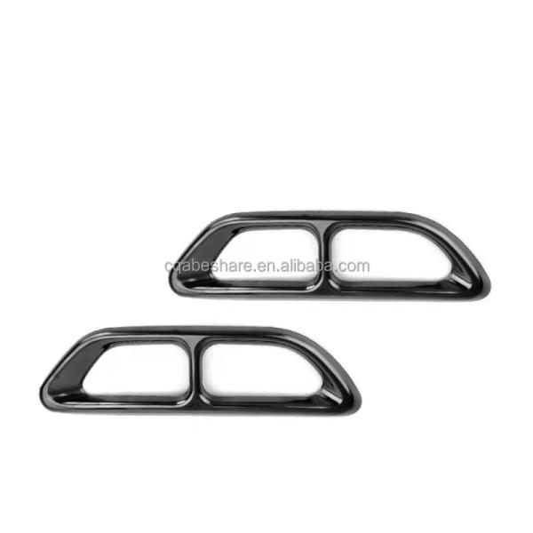 Suministro suficiente de stock de fibra de carbono Muffler punta de la tubería de escape cubierta de boquilla para el acorde 10