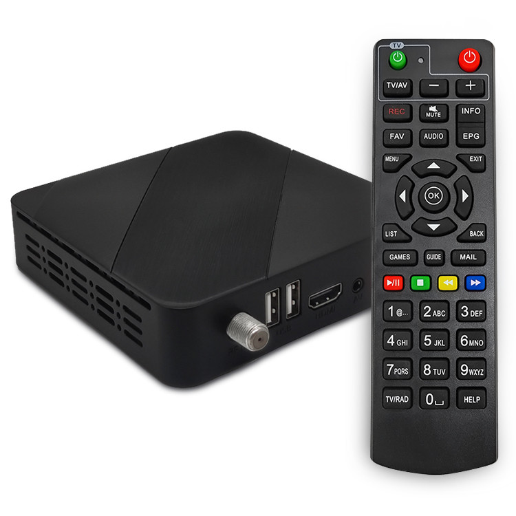 NTSC 480p телевизора верхней коробки радио изображения DVB c стандарта телевизионная приставка Dexing полно