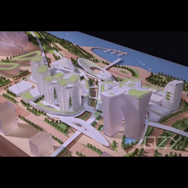 Nikken Sekkei - 1/1000 Проект Tencent Qianhai Большой городской комплекс