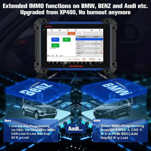 Autel MaxiIM IM608 PRO Полная версия Плюс аксессуары IMKPA с бесплатным G-Box2 и поддержкой APB112