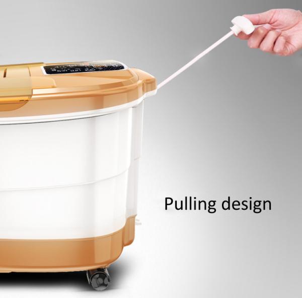 Intelligent Foot Spa Bath Massager , Easy Drainage Pulling Design Leg Bath Massager