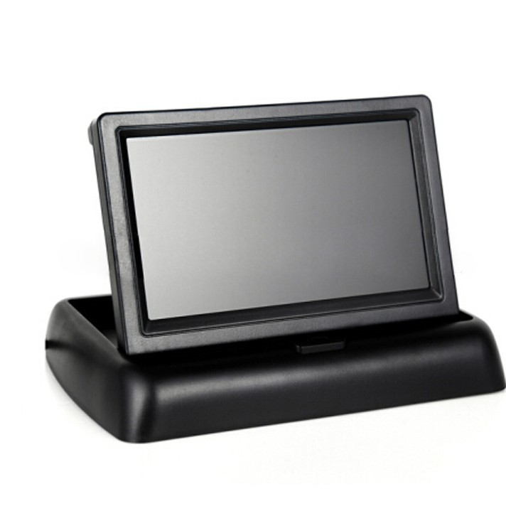 4.3 Digital TFT LCD Foldable Screen Monitor, Car Reverse Rear View Camera Display for Volkswagen Car Wholesale