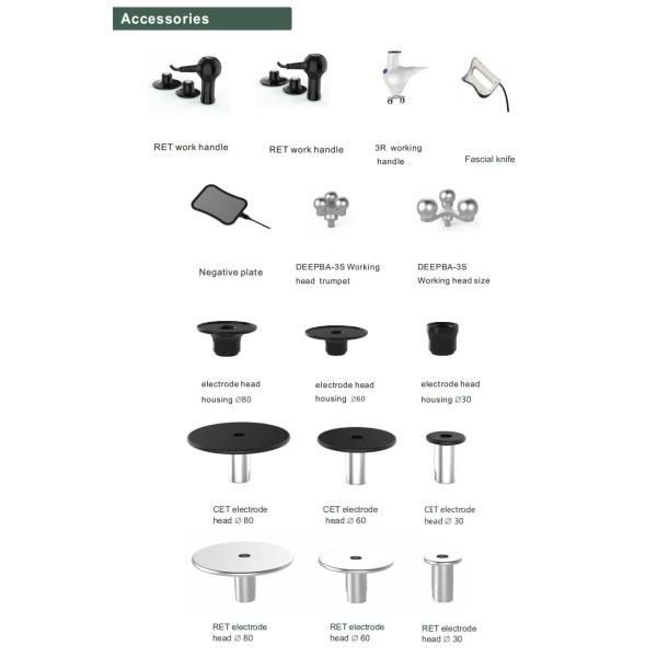 Ret Cet 20k RF Beauty Machine Deepba 448K Deep Heating Body Care Monopolar RF Machine