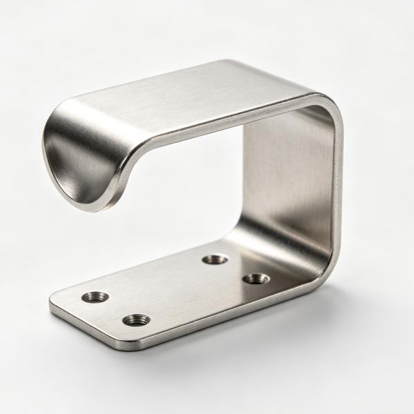 Stainless Steel 304 Bracket Mounting Plate with Progressive Die Stamping and CNC Precision Machining