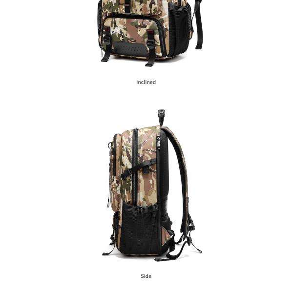 Оксфордский 65-литровый рюкзак для походов камуфляжный рюкзак для походов OEM/ODM