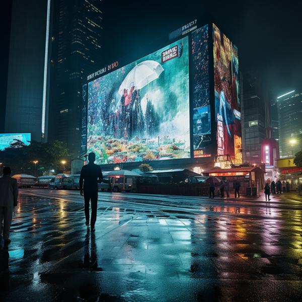 Устойчивый к погодным условиям светодиодный дисплей Pixel Pitch P3.91 Внешний арендный светодиодный дисплей