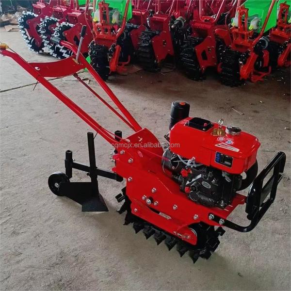 Gasoline Power Type Mini Self Propelled Power Tiller Cultivator with 160x80x55cm Size