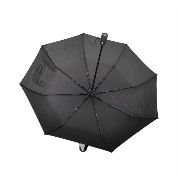 3 Fold Water Magic Mini Auto Open Close Umbrella 21 Inch In Black Color
