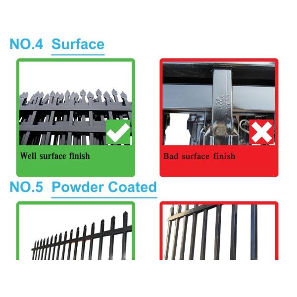 Diplomat steel 2100high road steel garrison fence Panels for wrought iron fence/steel fence