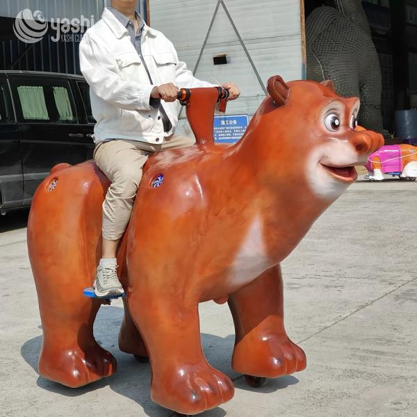 Indoor / Outdoor Children's Electric Ride On Car Amusement Animal Model