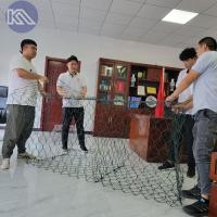 2 x 1 x 1 m filetage de fil de gabion 80 x 100 mm panier de gabion pour le projet de lutte contre les inondations