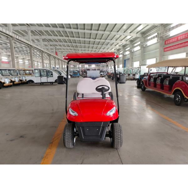 Экономично-эффективная четырехместная передняя электрическая тележка для гольфа с настраиваемыми цветами свинцово-кислотными батареями и светодиодными лампами