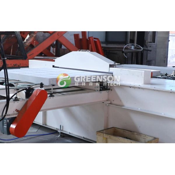 Fast Gypsum Board Strip Cutting Machine For 1200 Mm*2400 Mm Boards Producing 100mm Wide Slats