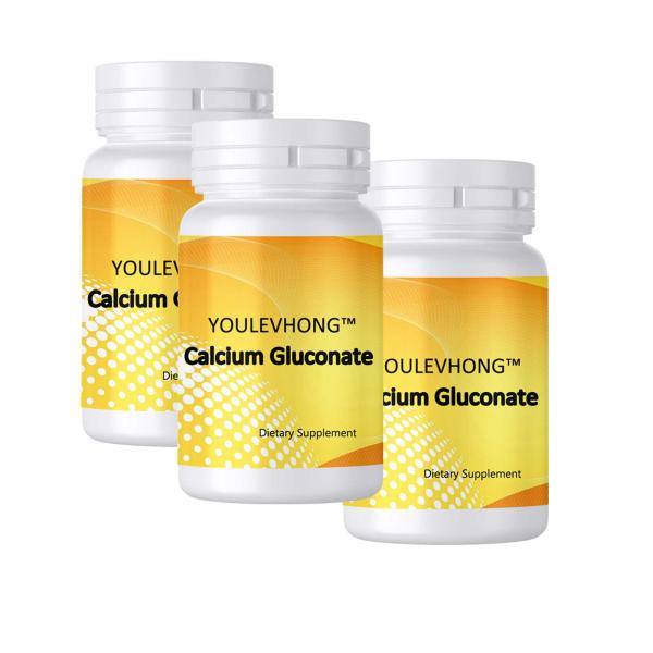 60 мг кальциевого глюконата таблетки с калием, добавка кальция без глютена 120 капсул