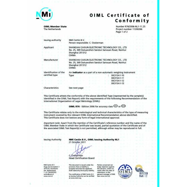 Plastic Housing Weighing Indicator With Printer 6 Digit 25.4mm LCD