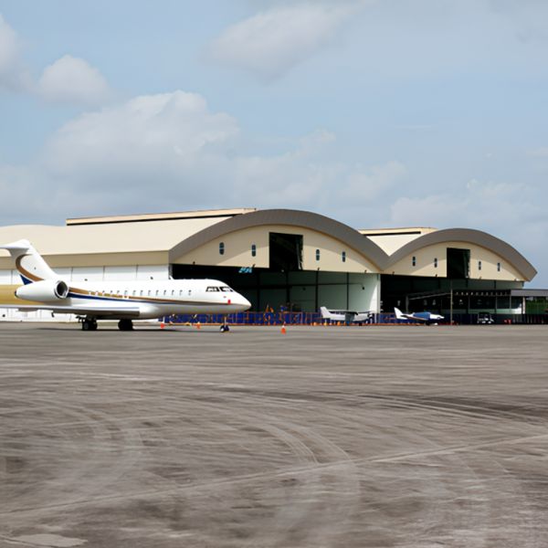 Modern Prefabricated Lightweight Steel Frame Airplane Steel Hangar Storage Room Building